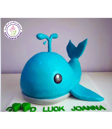 Whale Themed Cake - 3D Cake