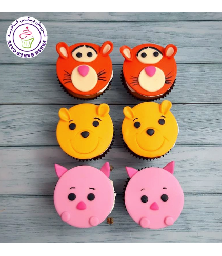 Cupcakes - Winnie, Tigger, & Piglet