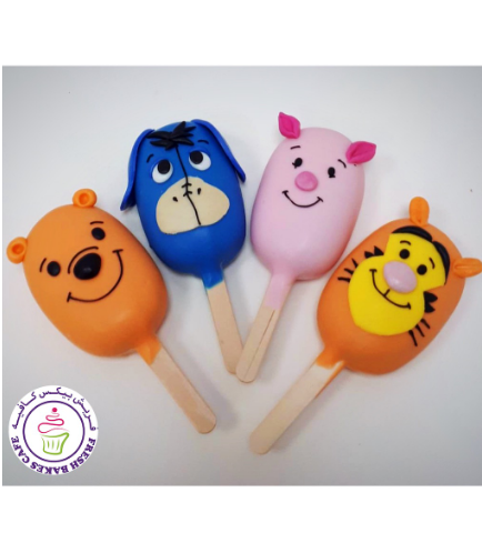 Winnie the Pooh Themed Popsicakes