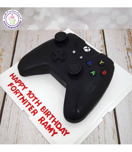Xbox Themed Cake - 3D Controller Cake