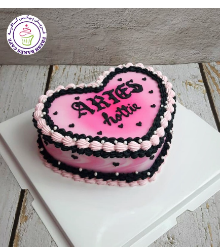 Aries Themed Cake - Heart Cake